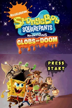 SpongeBob SquarePants featuring Nicktoons - Globs of Doom (USA) (En,Fr) screen shot title